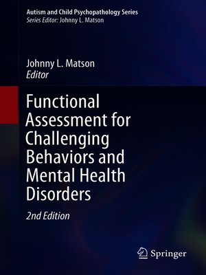 cover image of Functional Assessment for Challenging Behaviors and Mental Health Disorders